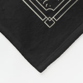 Krampus Tarot Card Design Christmas Season Evil Pa Fleece Deken (Hoek)