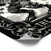 Krampus Tarot Card Design Christmas Season Evil Pa Poster (Hoek)