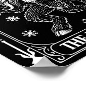 Krampus Tarot Card Design Christmas Season Evil Pa Poster (Hoek)