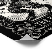 Krampus Tarot Card Design Christmas Season Evil Pa Poster (Hoek)