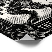 Krampus Tarot Card Design Christmas Season Evil Pa Poster (Hoek)