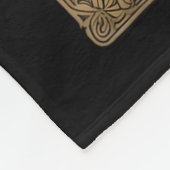 Krampus Tarot Kaart Ontwerp Kerstseizoen Evil Pa Fleece Deken (Hoek)