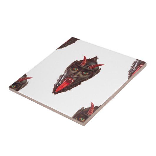 krampus tegeltje (Zijkant)