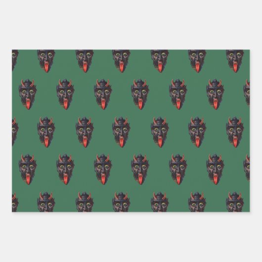 Krampus Thed Inpakpapier Vel (Voorkant 2)