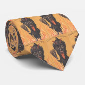 Krampus Tiled Stropdas (Opgerold)