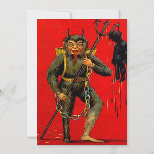 Krampus Uitnodiging (Voorkant)