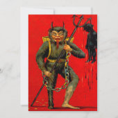 Krampus-uitnodiging Kaart (Voorkant)