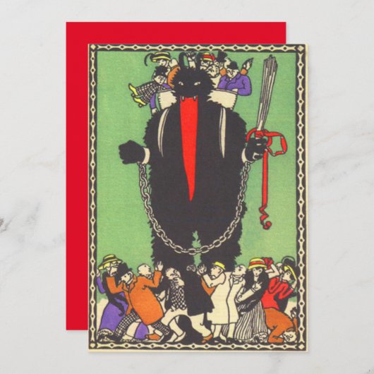 Krampus verzamelt de slechte mensen (Voorkant / Achterkant)