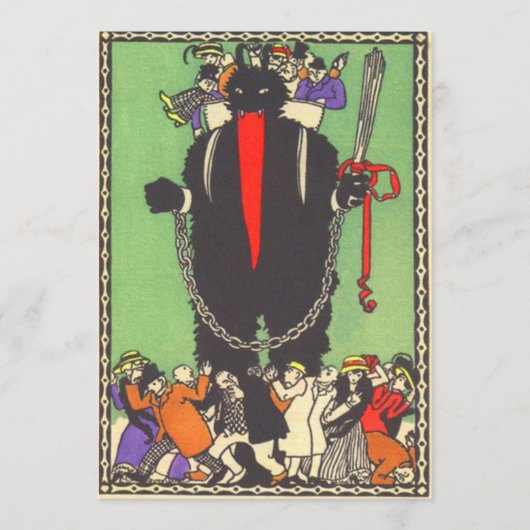 Krampus verzamelt de slechte mensen (Voorkant)