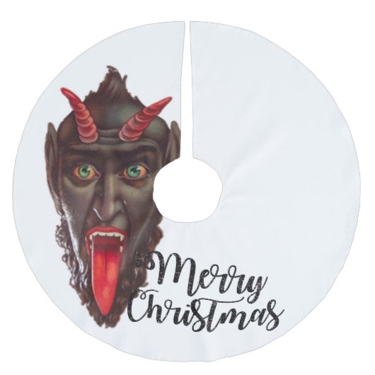 krampus vrolijk kerstboom rok (Voorkant)
