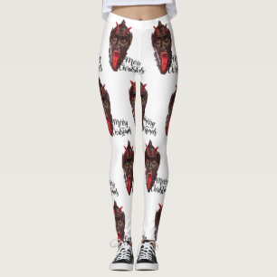 Krampus Vrolijk Kerstfeest leggings