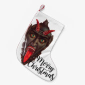 Krampus Vrolijke Kerstkous Kleine Kerstsok (Voorkant (Hangend))