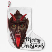 Krampus Vrolijke Kerstkous Kleine Kerstsok (Voorkant)