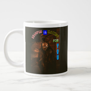 Krampus wacht op u December Krampusnacht Grote Koffiekop