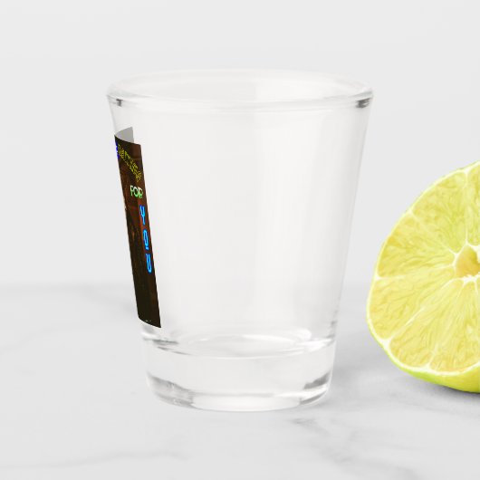 Krampus wacht op u December Krampusnacht Shot Glas (Rechts)