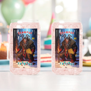 Krampus Wees Voorzichtig Blikvorm Glas
