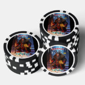 Krampus Wees voorzichtig Poker Chips (Opstapeling)