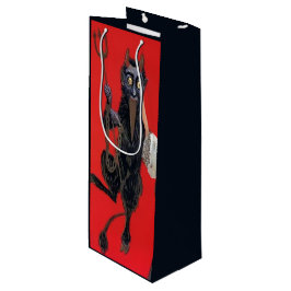 Krampus Wine Gift Bag Wijn Cadeautas