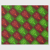 Krampus Wrapping Paper Cadeaupapier (Vlak)