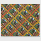 Krampus Wrapping Paper Cadeaupapier (Vlak)