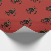 Krampus Wrapping Paper Cadeaupapier (Hoek)