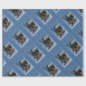 Krampus Wrapping Paper Cadeaupapier (Vlak)