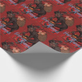 Krampus Wrapping Paper Cadeaupapier (Hoek)
