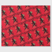 Krampus Wrapping Paper Cadeaupapier (Vlak)