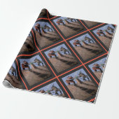 Krampus Wrapping Paper Cadeaupapier (Uitgerold)