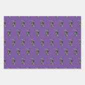 Krampus Wrapping Paper Flat Sheet Set 3 (Voorkant 2)