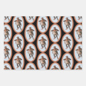 Krampus Wrapping Paper Flat Sheet Set 3 (Voorkant 3)