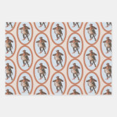 Krampus Wrapping Paper Flat Sheet Set 3 (Voorkant)