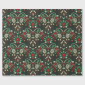 Krampus wrapping paper | Spooky Holiday Gift Cadeaupapier (Vlak)
