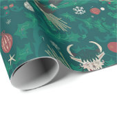 Krampus wrapping paper | Spooky Holiday Gift Wrap Cadeaupapier (Rol Hoek)