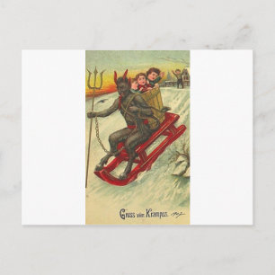 Krampus & Zijne Trident Briefkaart