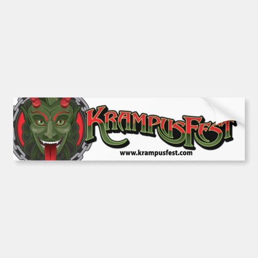 KrampusFest Bumpersticker (Voorkant)