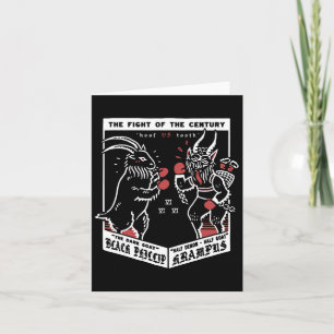Krampusnacht Gruss von Krampus vs Black Ph Kaart