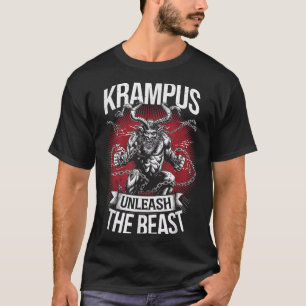 Krampusnacht Kerstmonster Krampus-liefhebber Feest T-shirt