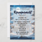 Krampusnacht Party | Come if you Dare Kaart (Achterkant)