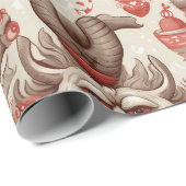  krampuspatroon cadeaupapier (Rol Hoek)