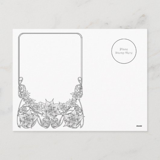 Krampy Holidays Post Card Feestdagenkaart (Achterkant)