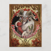 Krampy Holidays Post Card Feestdagenkaart (Voorkant)