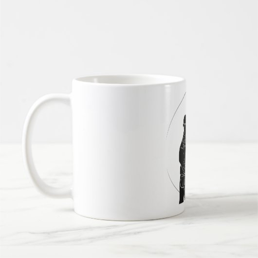 Kran-Design Klassische Tasse Koffiemok (Links)
