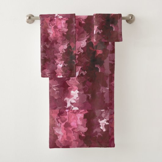 Kranberry Silk Bad Handdoek (Insitu)