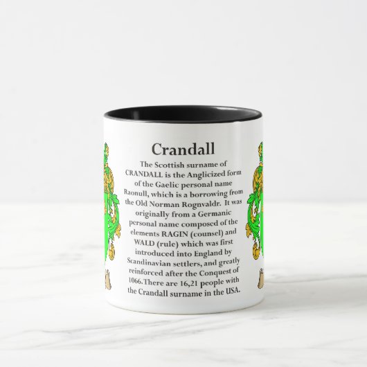 Krandall Family Coat of Arms Mok (Midden)