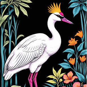 Kranen: de majestueuze vogel van Noord-Amerika T-shirt