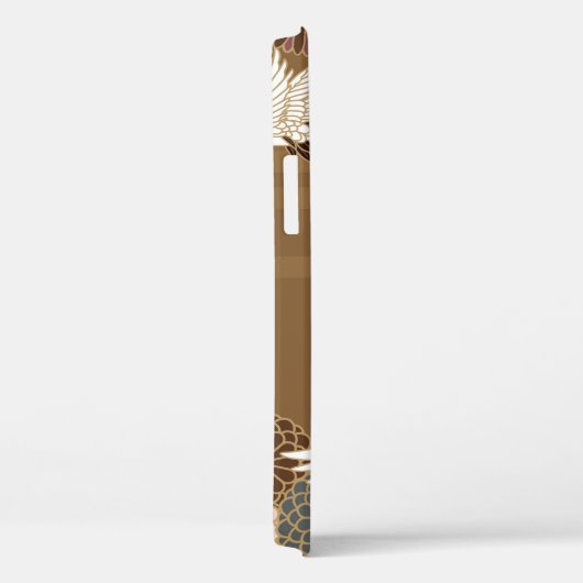 Kranen en chrysanten Traditionele Japanse pat Case-Mate iPhone Case (Achterkant / Rechts)