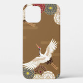 Kranen en chrysanten Traditionele Japanse pat Case-Mate iPhone Case (Achterkant)