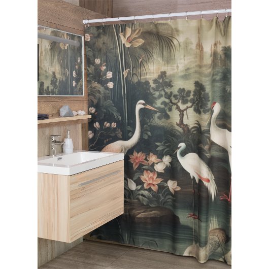  kranen en paleizen in de tropen douchegordijn