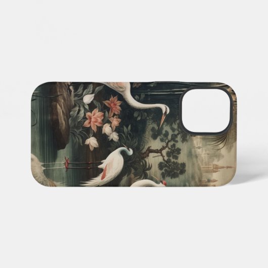  kranen en paleizen in de tropen iPhone hoesje (Achterkant horizontaal)